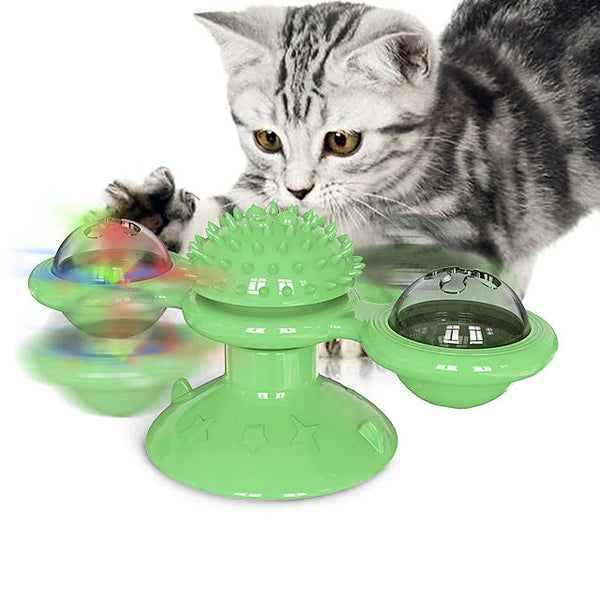 Cat Teases Interactive Pet Toy Pet Supplies Green - DailySale
