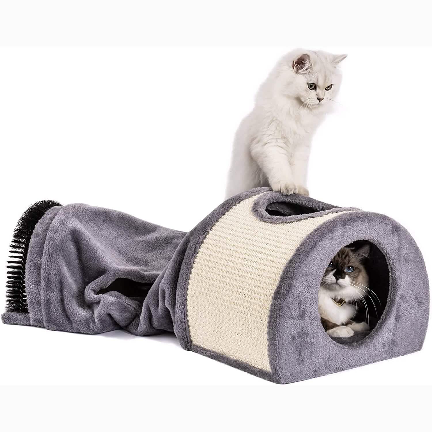 Cat Tunnel Bed Cat House Sisal Grab Bed Pet Supplies - DailySale