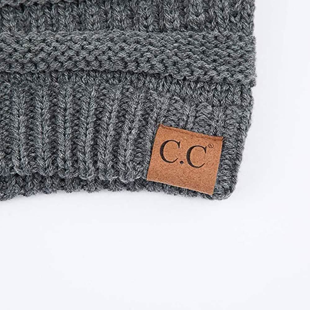 C.C. Women's Knit Beanie Hat - Color: Charcoal Women's Apparel - DailySale