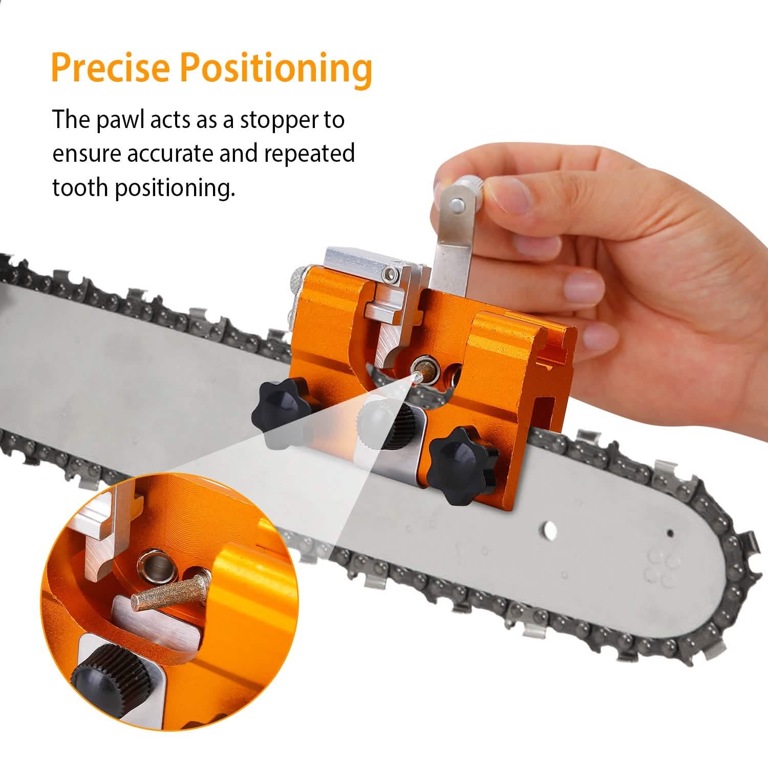 Chainsaw Chain Sharpening Jig Universal Home Improvement - DailySale
