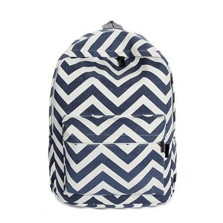 Chevron Backpack & School Supply Bundle Bags & Travel Blue - DailySale