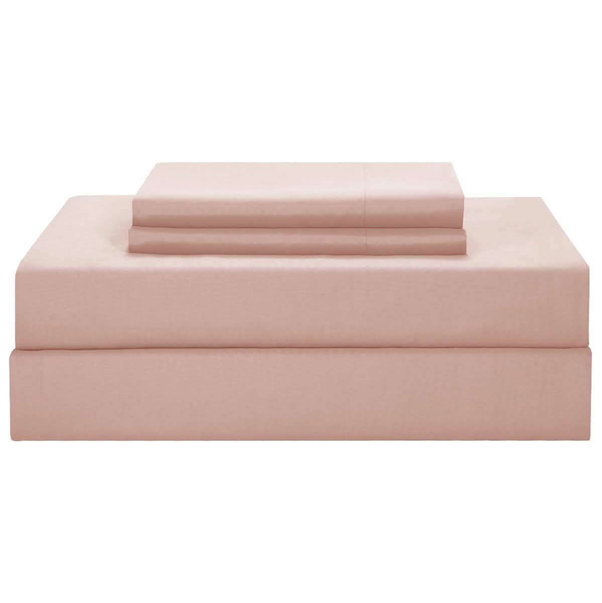 Chic Home Jordyn Minimalist Comforter Set Linen & Bedding Twin Coral - DailySale