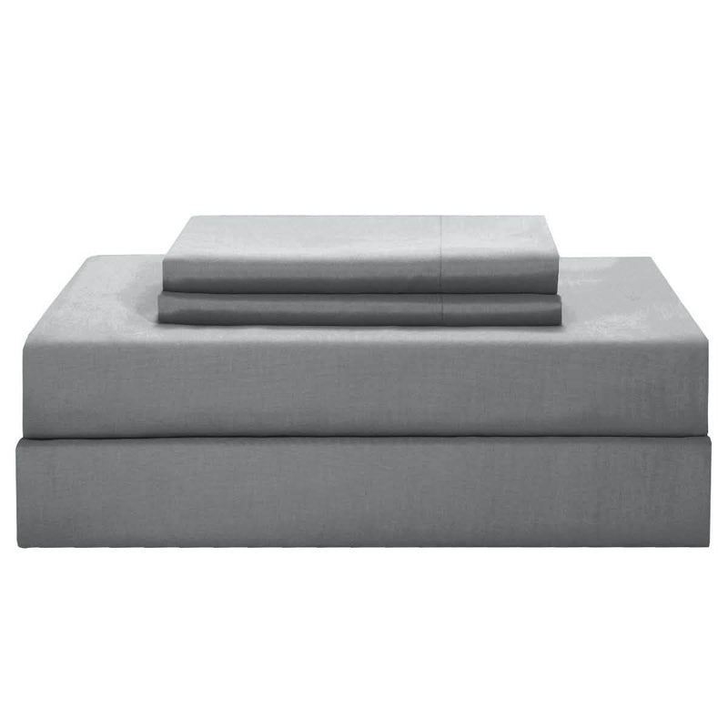 Chic Home Jordyn Minimalist Comforter Set Linen & Bedding Twin Gray - DailySale