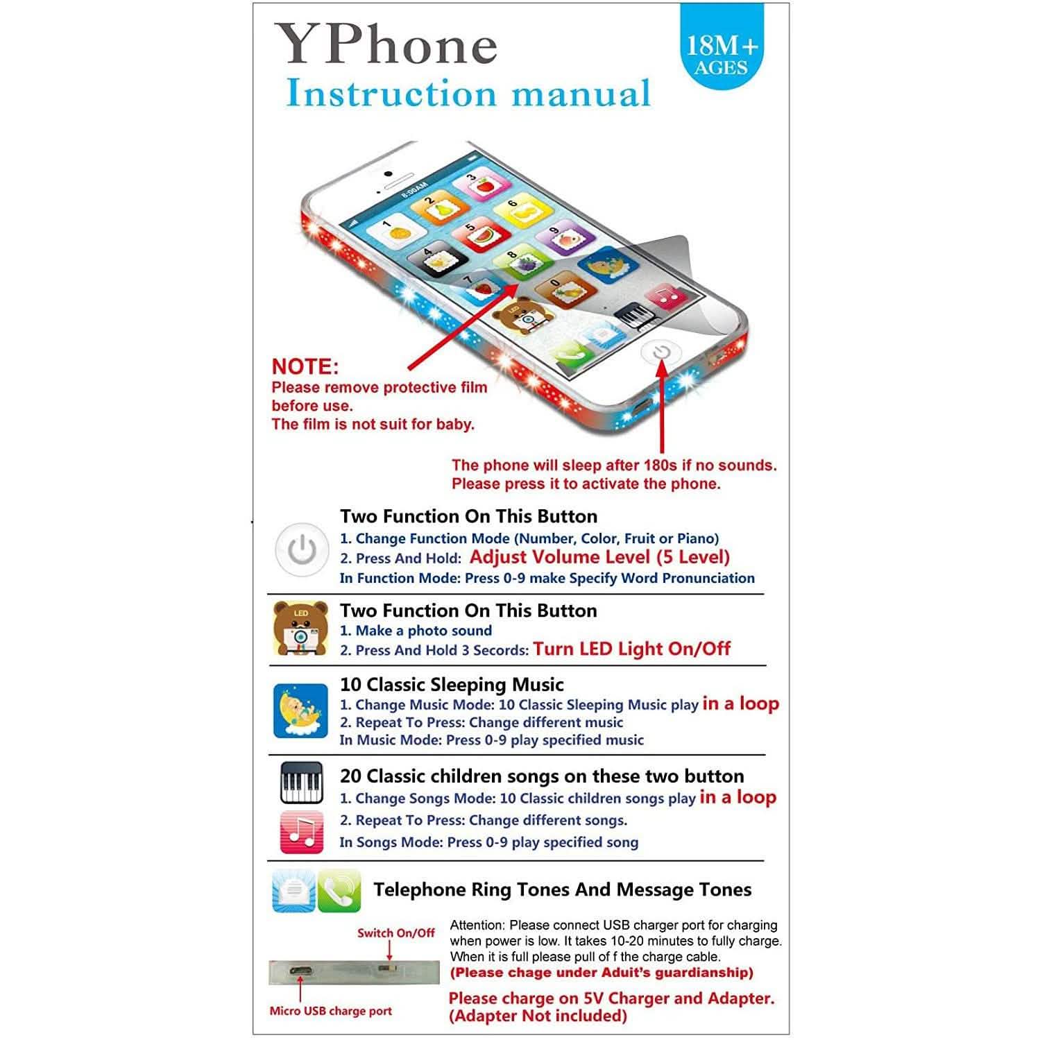 Child's Interactive Cell Phone Toys & Games - DailySale