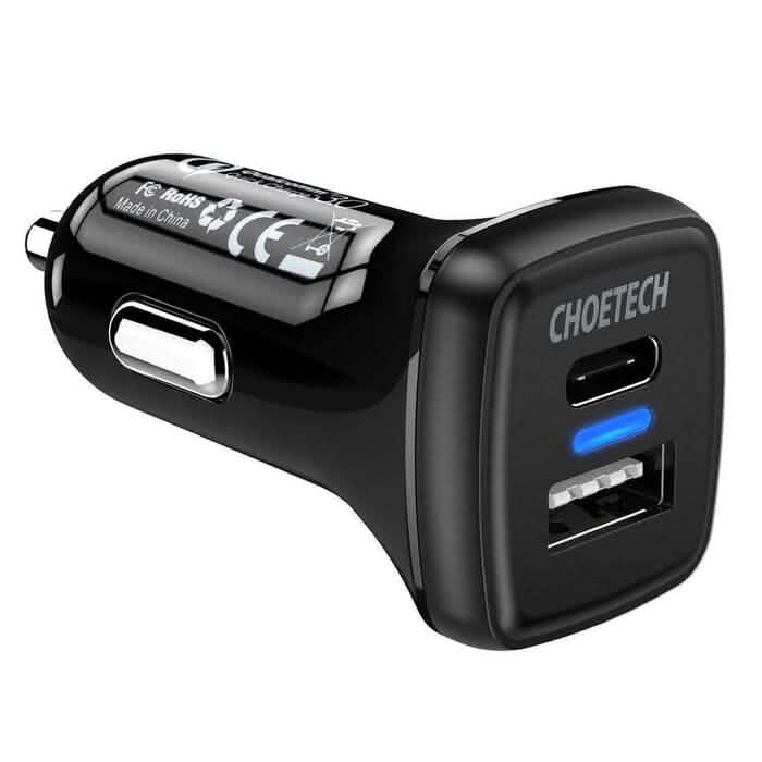 Choetech TC0005 36W Quick Charge 3.0 USB Type-C Car Charger (Refurbished) Automotive - DailySale