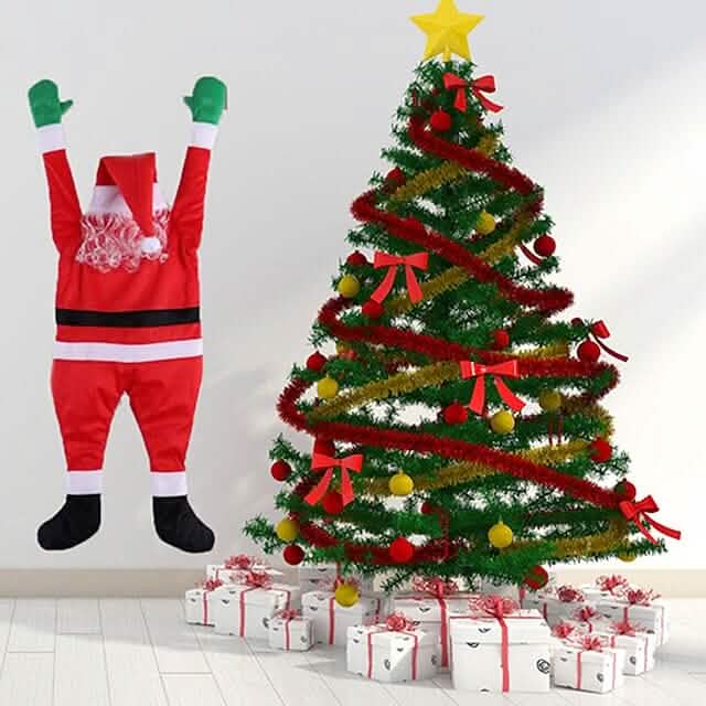 Christmas Climbing Hanging Santa Claus Decor Holiday Decor & Apparel - DailySale