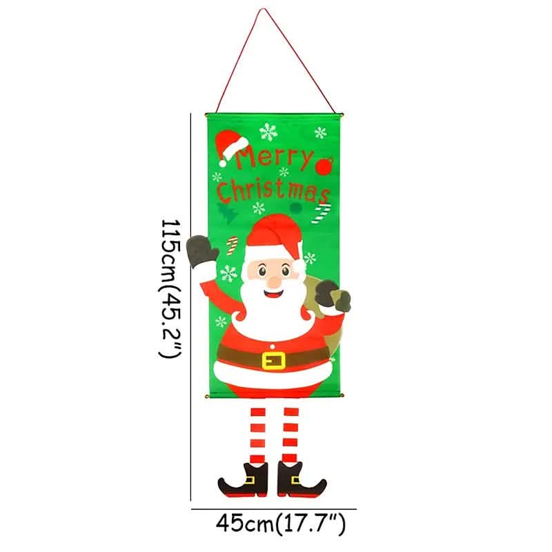 Christmas Door Hanging Flag Decor Holiday Decor & Apparel - DailySale