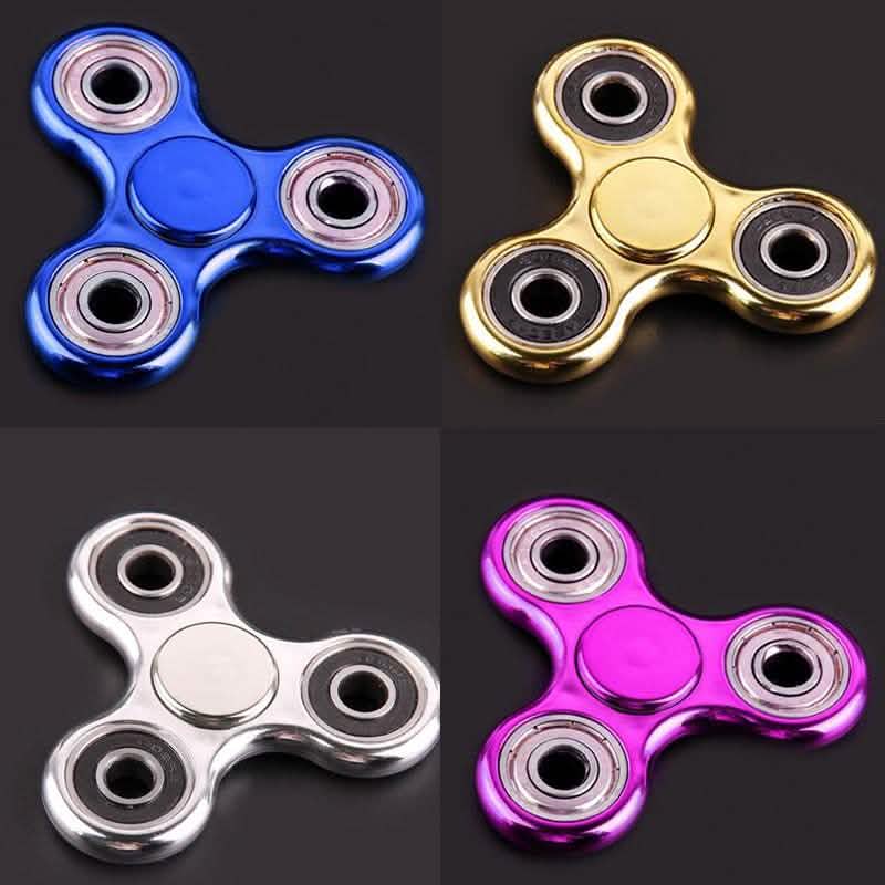 Chrome Tri Fidget Spinner - Assorted Colors Toys & Games - DailySale