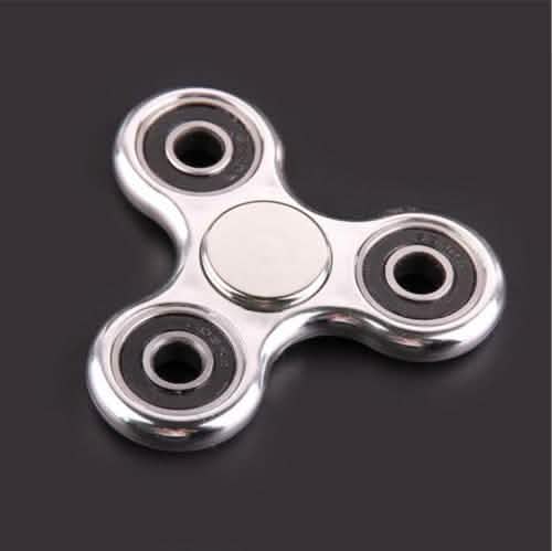 Chrome Tri Fidget Spinner - Assorted Colors Toys & Games - DailySale