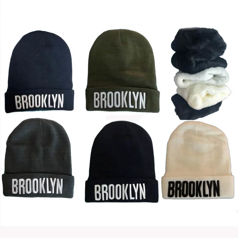 Classic NY Winter Hat Beanies with Thick Fur Men's Shoes & Accessories - DailySale