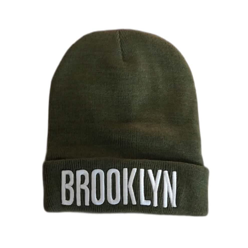 Classic NY Winter Hat Beanies with Thick Fur Men's Shoes & Accessories Green Brooklyn 1-Pack - DailySale