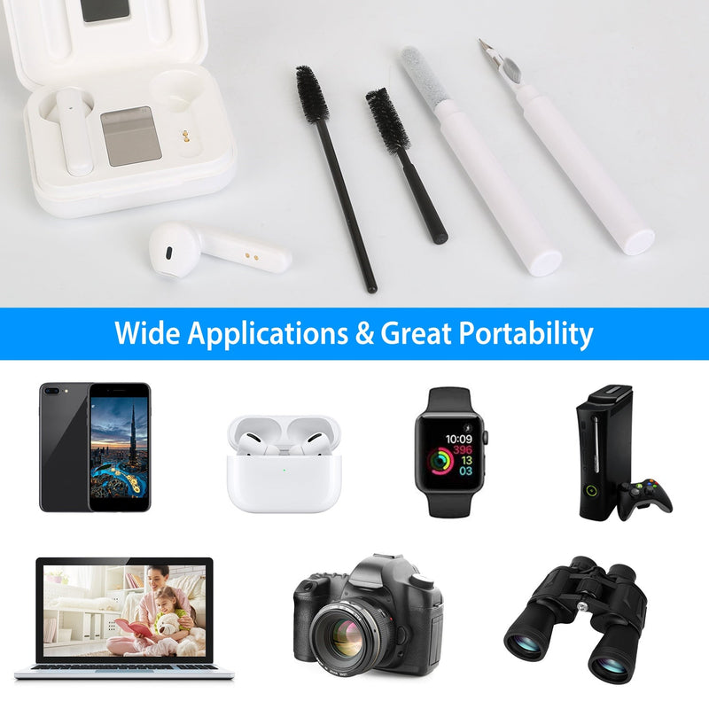 Cleaning Kit For Airpods, Charging Case, Camera, Phone Cleaner Pen Long and Short Fluff Brush Everything Else - DailySale