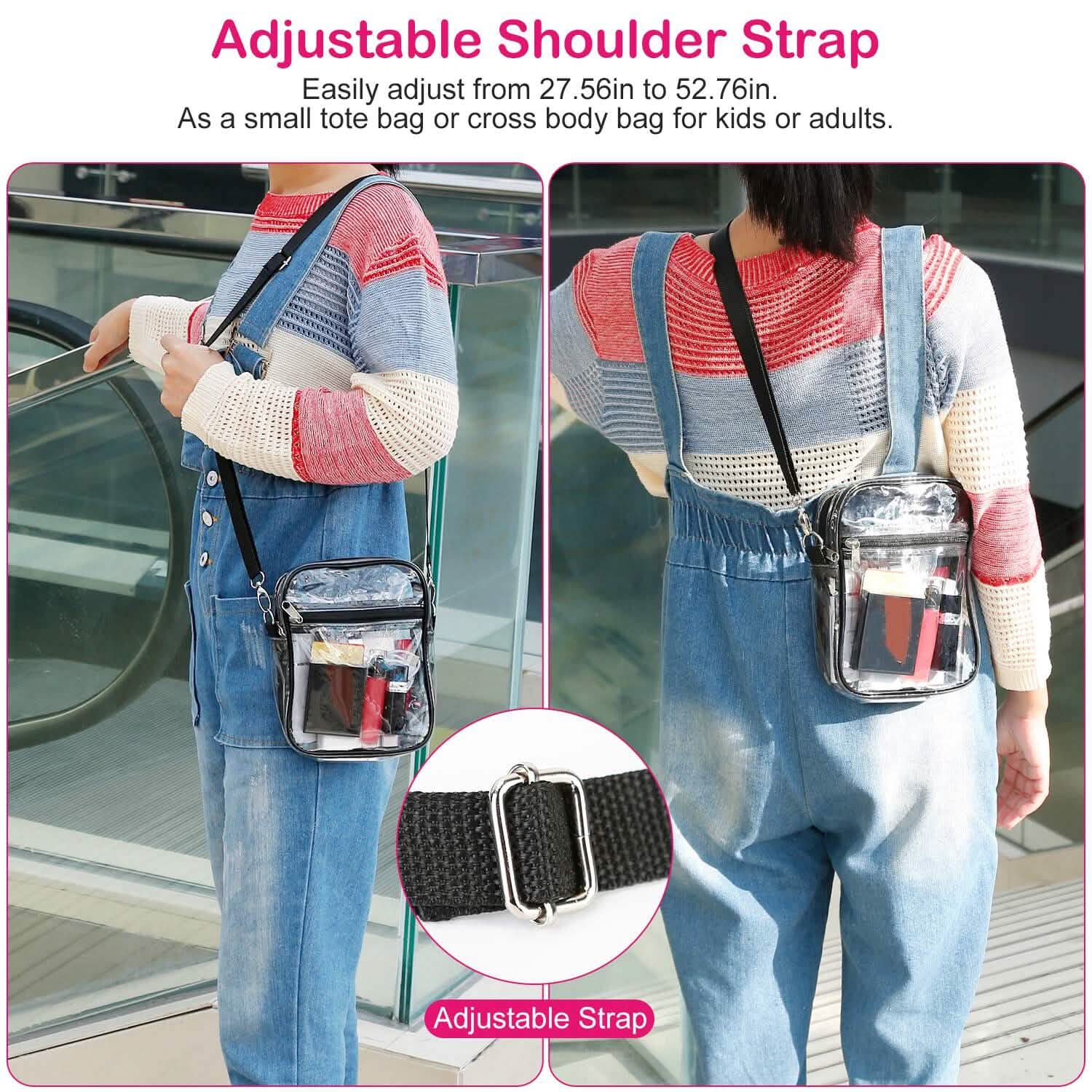 Clear Crossbody Bag Stadium Approved Bags & Travel - DailySale