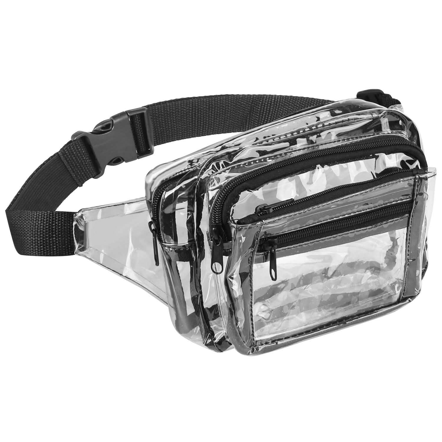 Clear Fanny Pack Unisex Transparent Waist Pouch Belt Bag Bags & Travel - DailySale