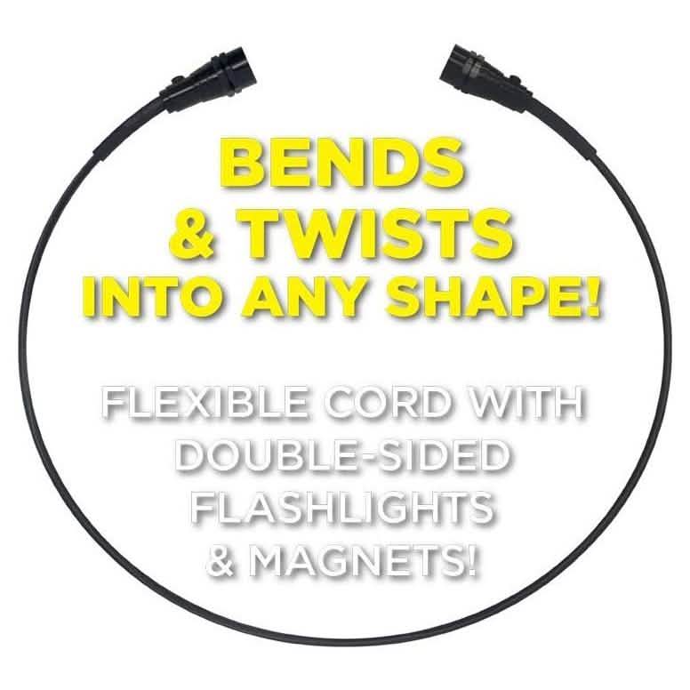 Clever Scope Flexible Super-Bright LED Lights with Magnets Home Lighting - DailySale