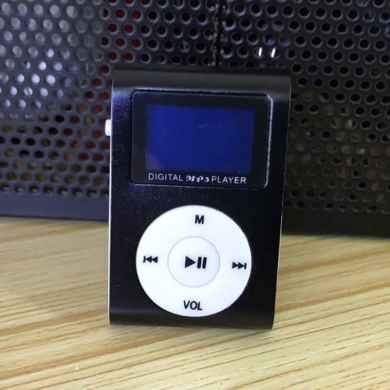 Clip-On Mini MP3 & FM Music Player Gadgets & Accessories Black - DailySale