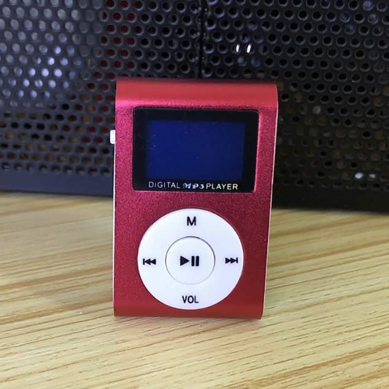 Clip-On Mini MP3 & FM Music Player Gadgets & Accessories Red - DailySale