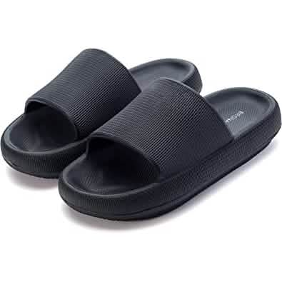 Cloud Slides for Women and Men Women's Shoes & Accessories Black 4-5.5 Women/3-4 Men - DailySale