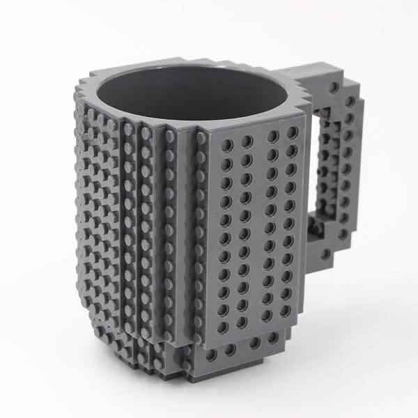 Coffee Cup Building Blocks Mugs Wine & Dining Gray - DailySale