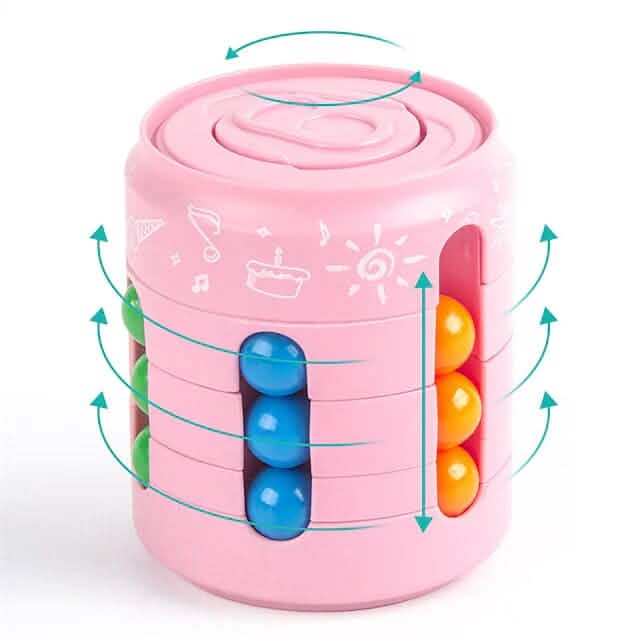 Coke Rubik's Cube Fingertip Rotating Roller Toy Toys & Games - DailySale
