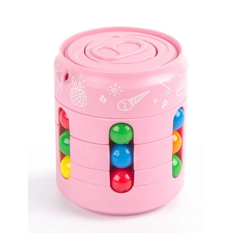 Coke Rubik's Cube Fingertip Rotating Roller Toy Toys & Games Pink - DailySale