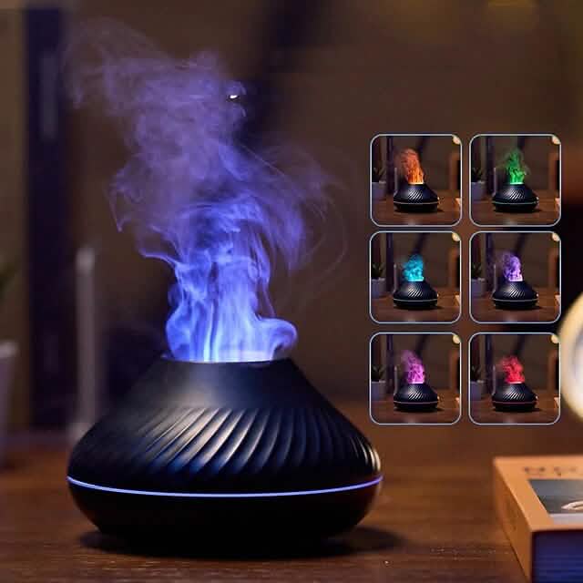 Colorful Flame Aromatherapy Machine Wellness - DailySale