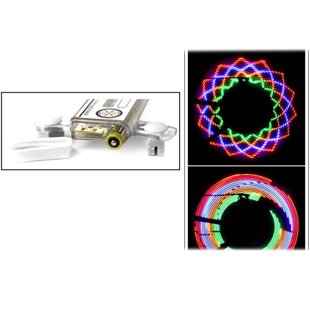 Colorful Rainbow 32 LED Wheel Signal Lights for Cycling Bikes Bicycles Outdoor Sports & Outdoors - DailySale