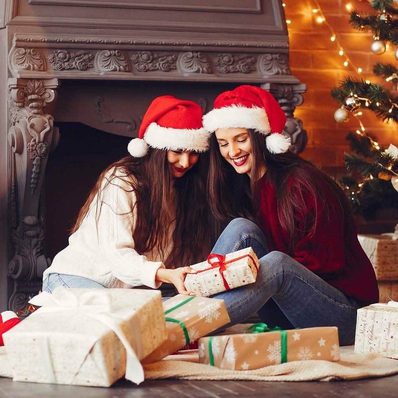 Comfort Christmas Hats Extra Thicken Classic Fur Holiday Decor & Apparel - DailySale