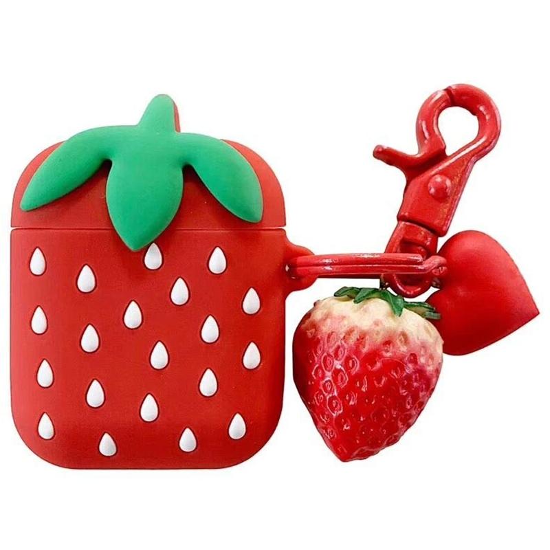 Compatible Fruity AirPods Cute Case Cover Toys & Games Strawberry - DailySale