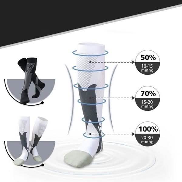 Compression Running Socks for Men and Women Wellness & Fitness - DailySale