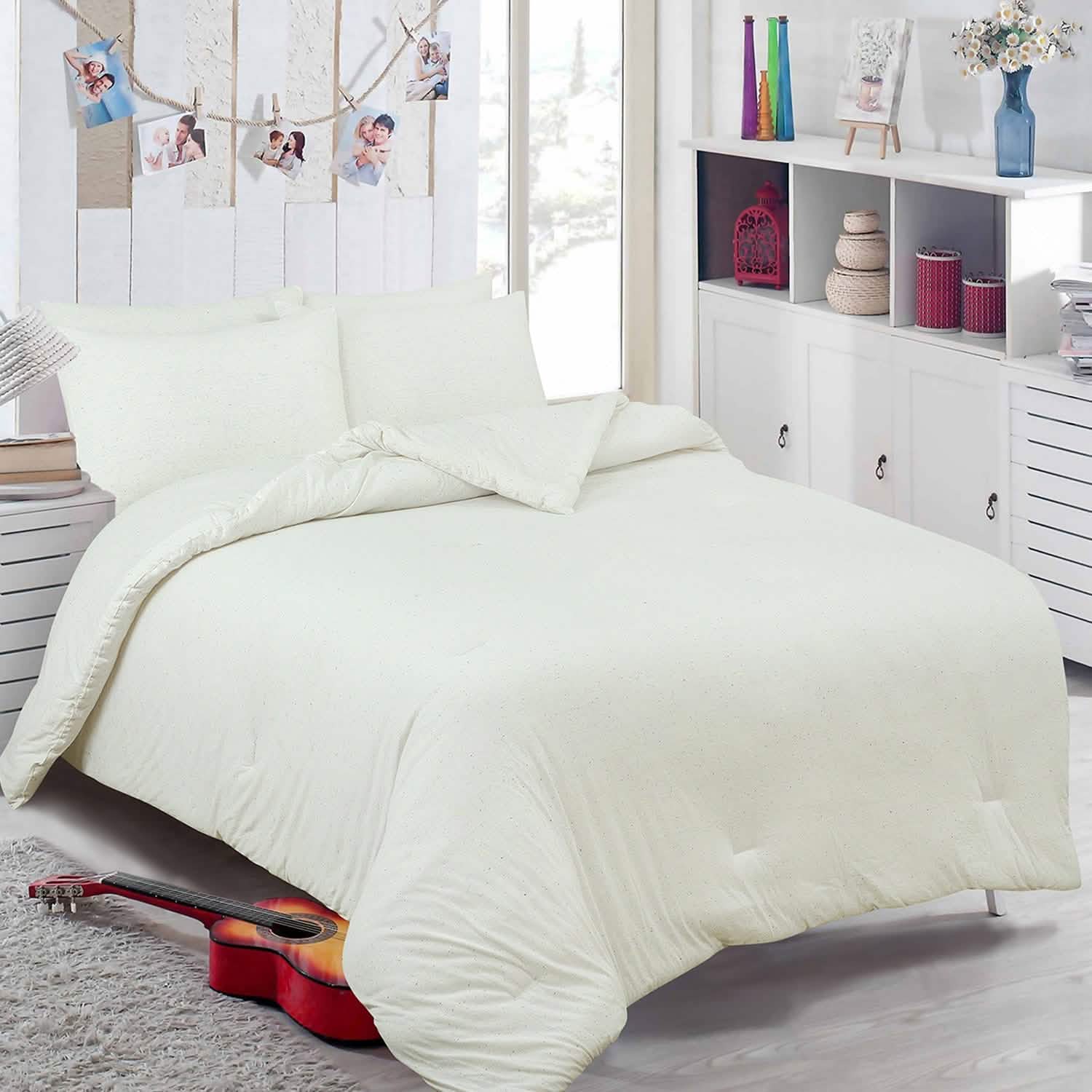 Confetti Cotton Rich Jersey Knit Comforter Set Bedding Twin XL - DailySale