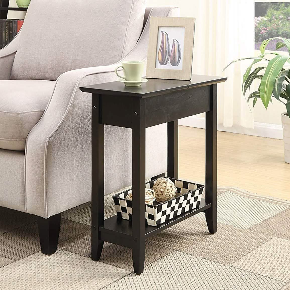 Convenience Concepts American Heritage Flip Top End Table Furniture & Decor - DailySale