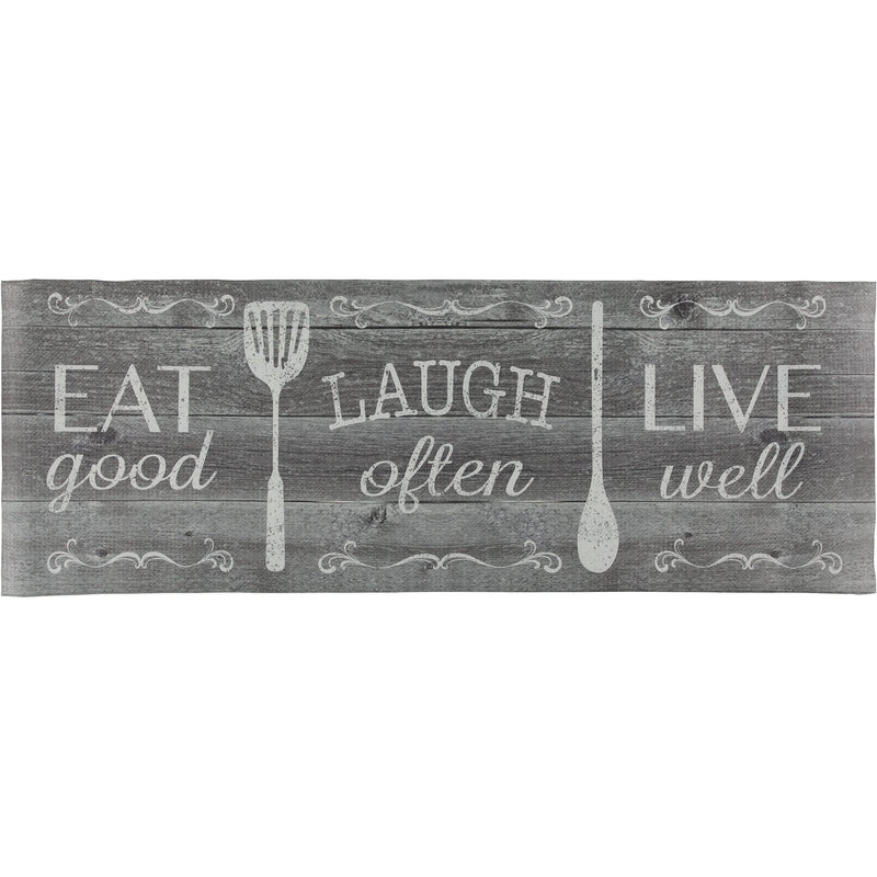 Cook N Comfort 19.6" x 55" Anti-Fatigue Mat Kitchen & Dining Eat Laugh Live - DailySale