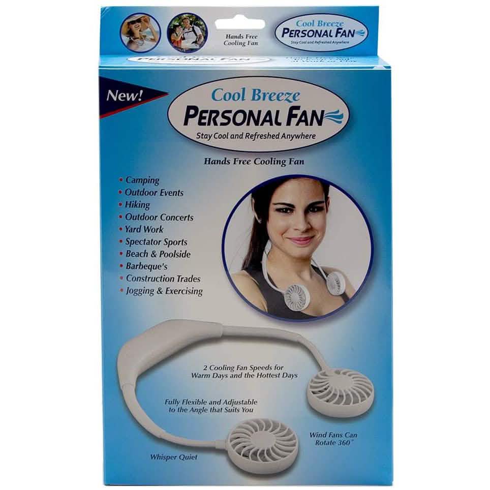 Cool Breeze Personal Fan Stay Cool And Refreshed Anywhere Sports & Outdoors - DailySale
