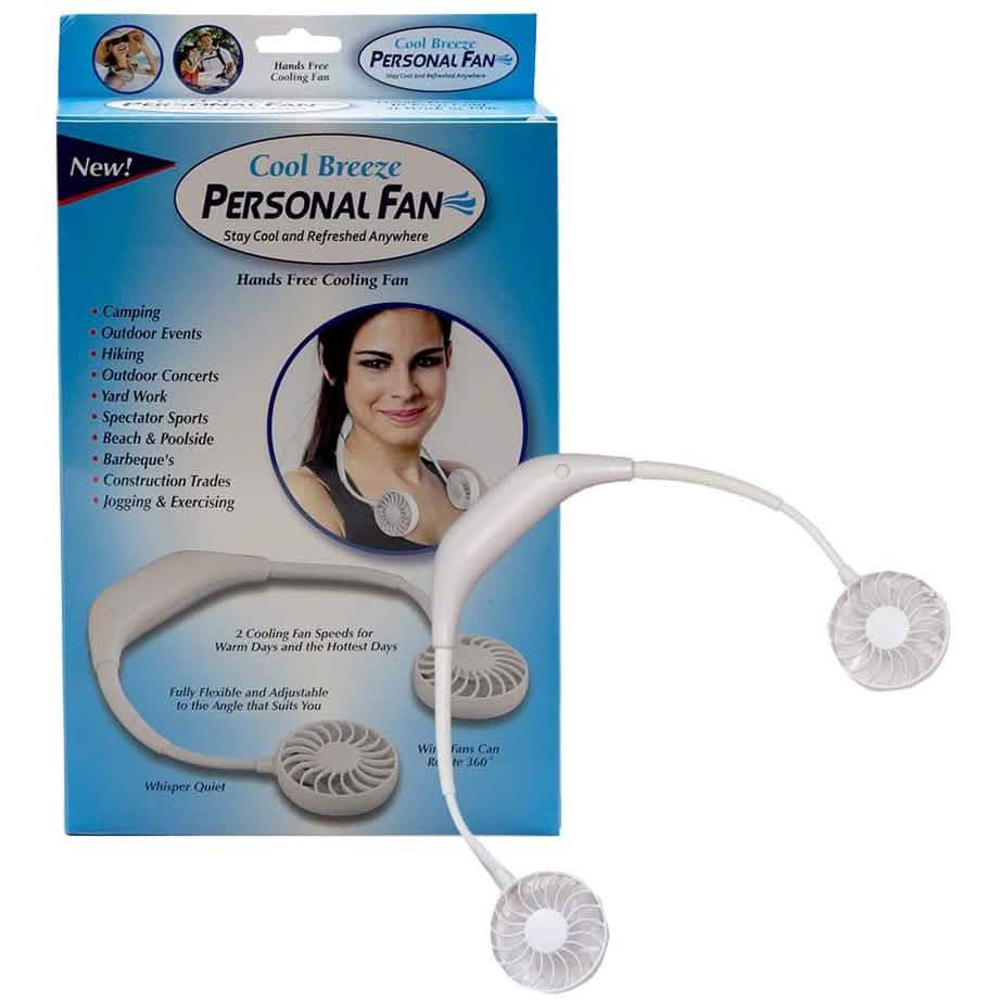 Cool Breeze Personal Fan Stay Cool And Refreshed Anywhere Sports & Outdoors - DailySale