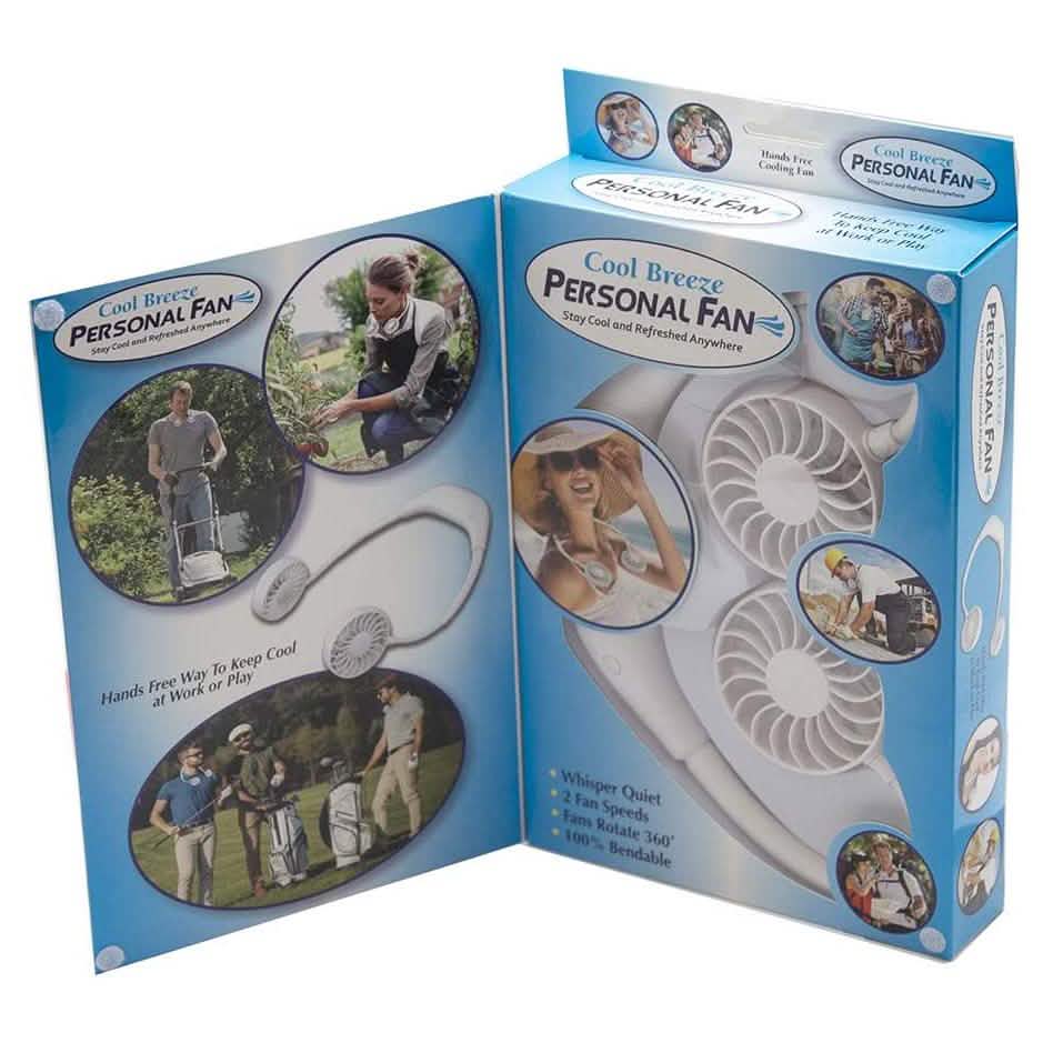 Cool Breeze Personal Fan Stay Cool And Refreshed Anywhere Sports & Outdoors - DailySale