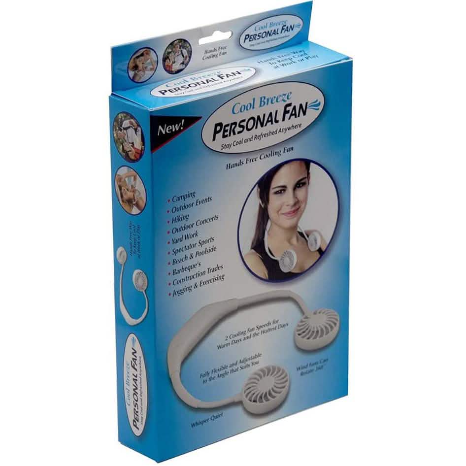 Cool Breeze Personal Fan Stay Cool And Refreshed Anywhere Sports & Outdoors - DailySale