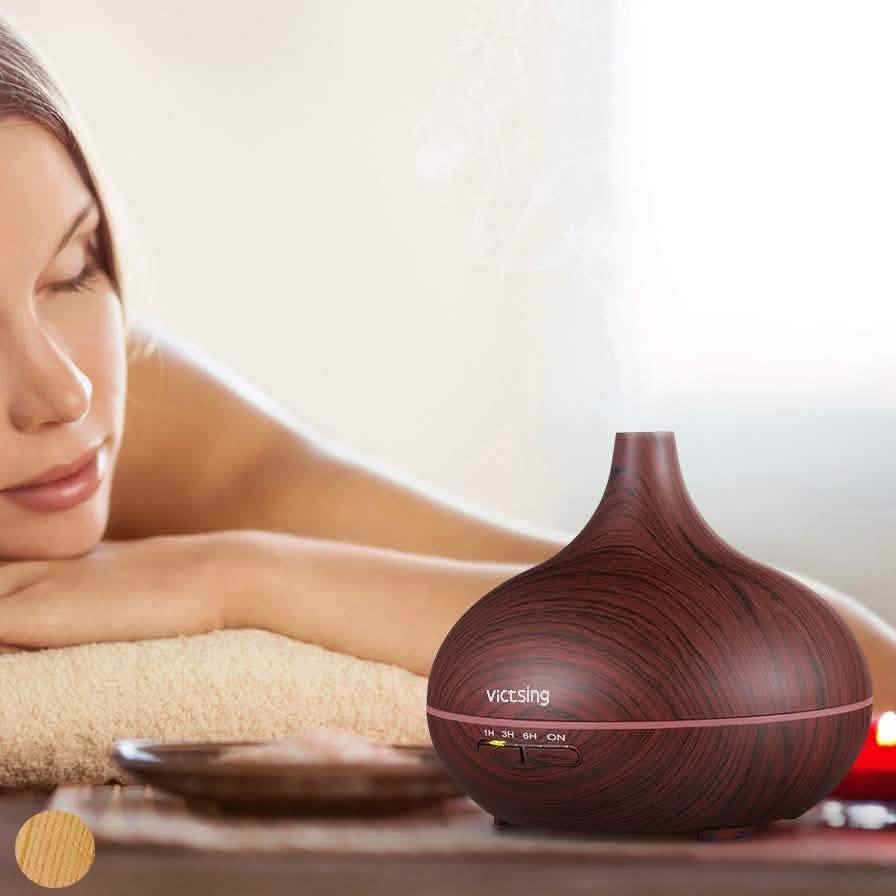 Cool Mist Humidifier Ultrasonic Aromatherapy Diffuser Wellness & Fitness - DailySale