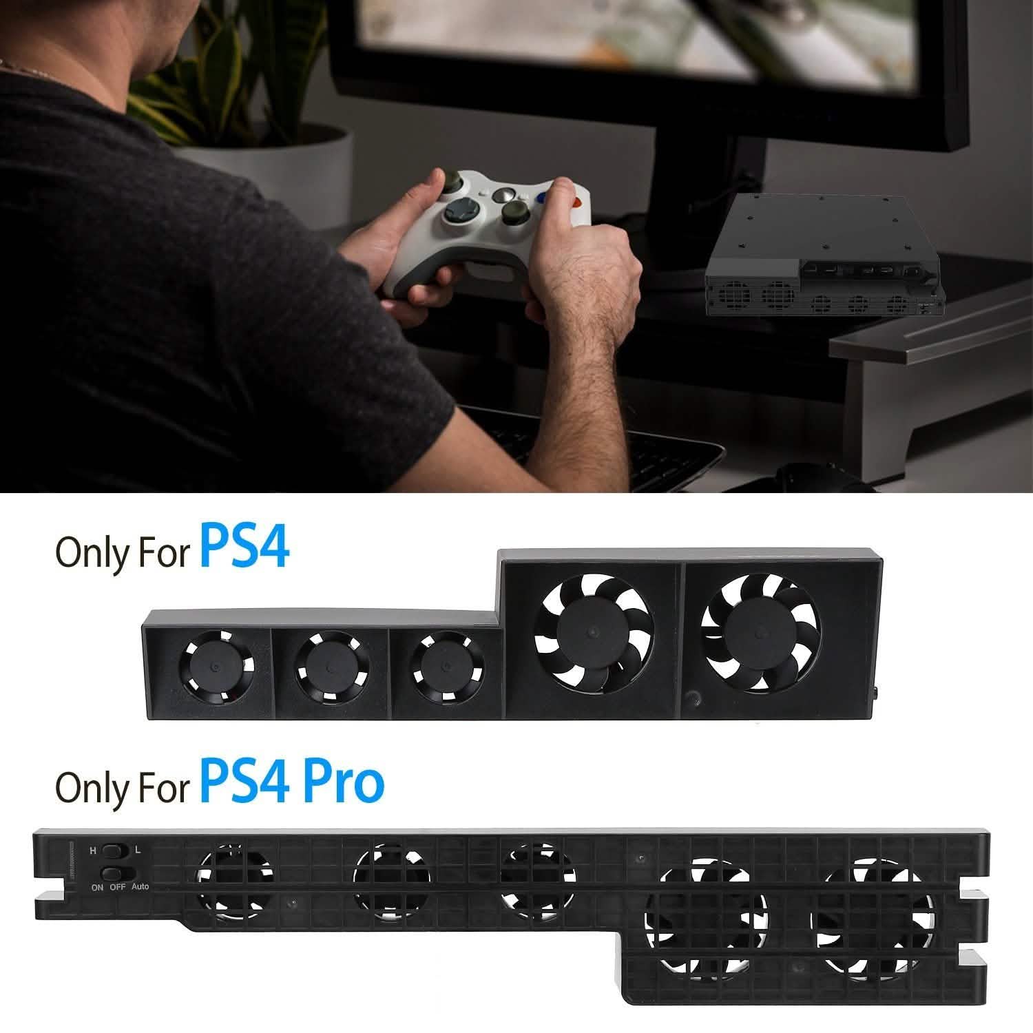 Cooling Fan Fit For PS4 Gaming Console Video Games & Consoles - DailySale