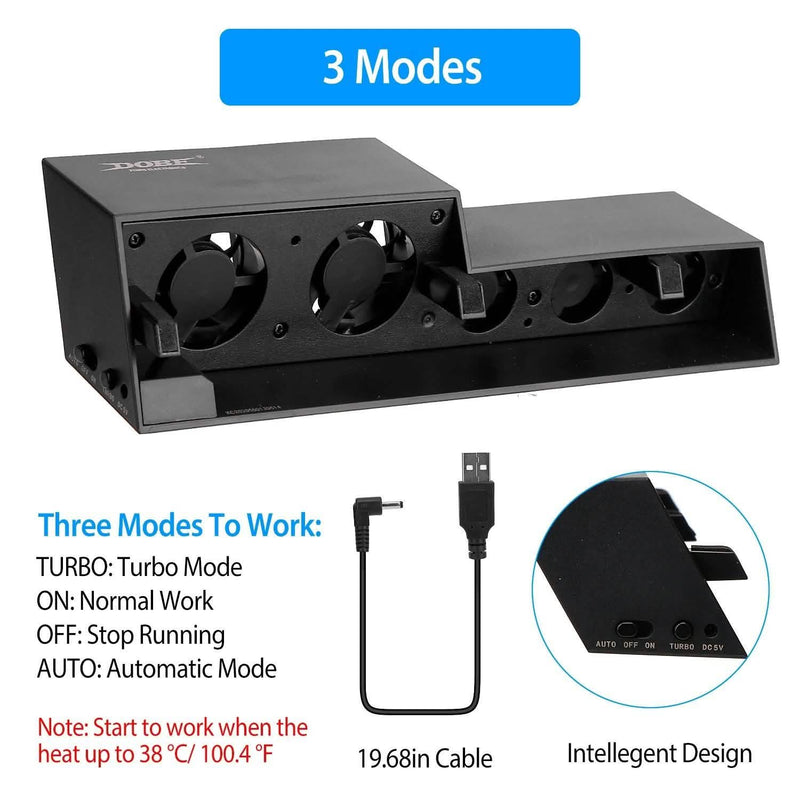 Cooling Fan Fit For PS4 Gaming Console Video Games & Consoles - DailySale