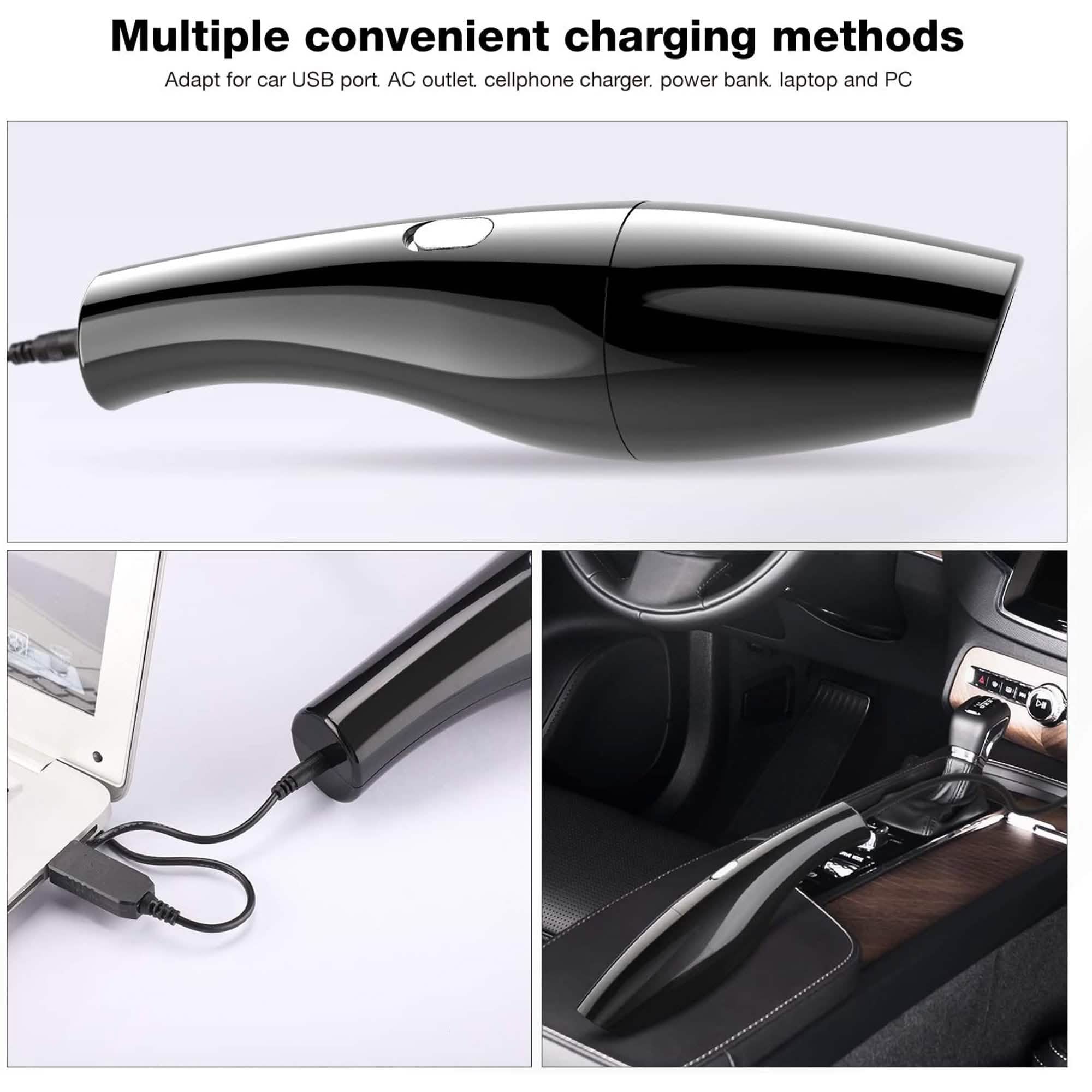 Cordless Handheld High Power Portable Vacuum Cleaner Automotive - DailySale