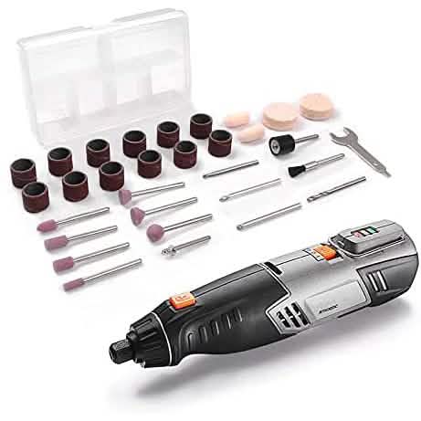 Cordless Rotary Tool 4V Power Portable Size with Versatile Accessories Home Improvement - DailySale