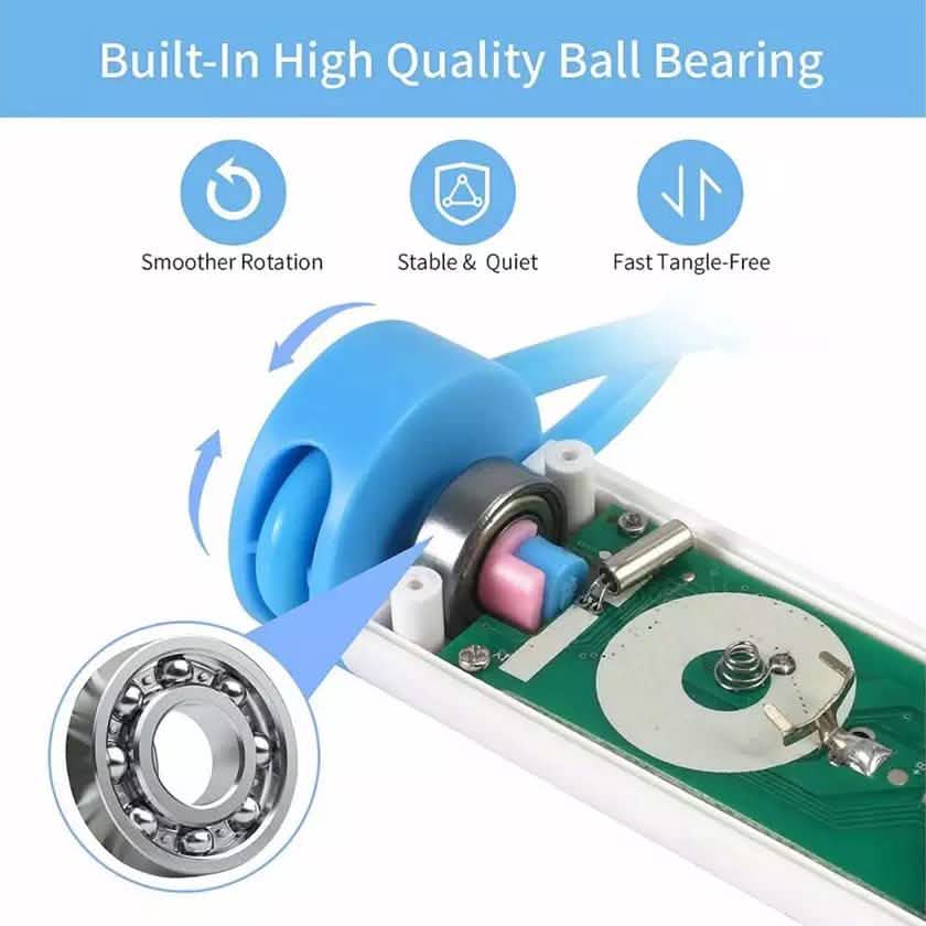 Cordless Weighted Jump Rope Digital Smart Skipping Jump Ropes with Counter Fitness - DailySale