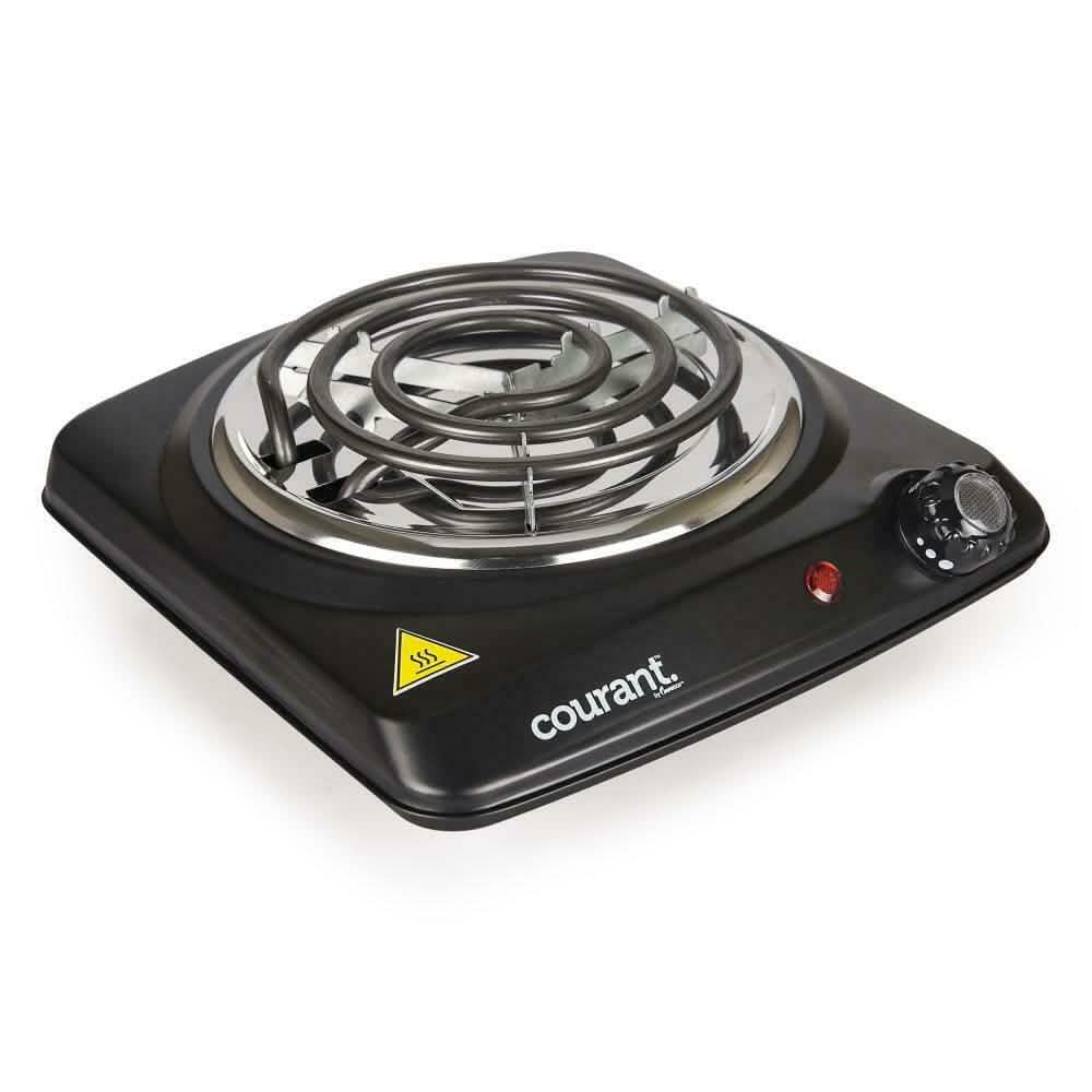 Courant 1000 Watts Electric Single Burner, Black Kitchen & Dining - DailySale