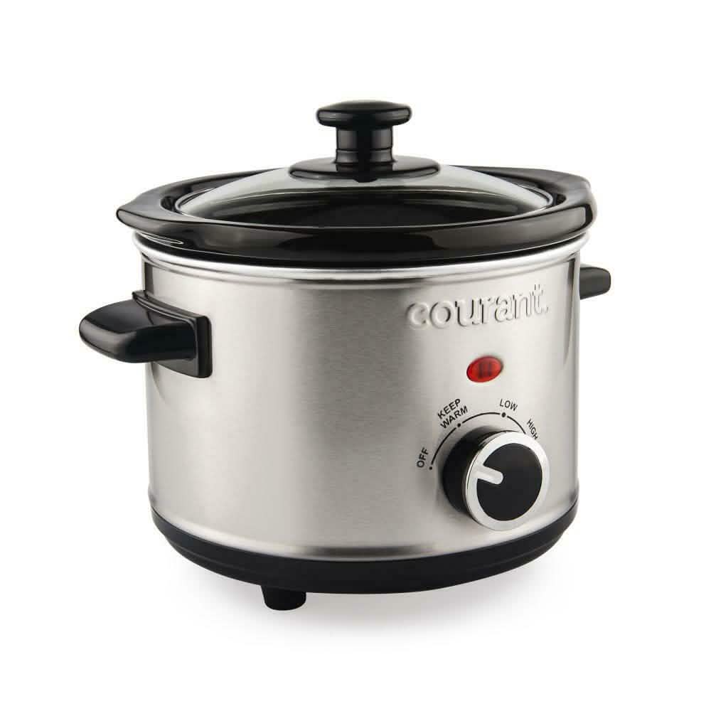 Courant 1.5 Quart Slow Cooker, Stainless Steel Kitchen & Dining - DailySale
