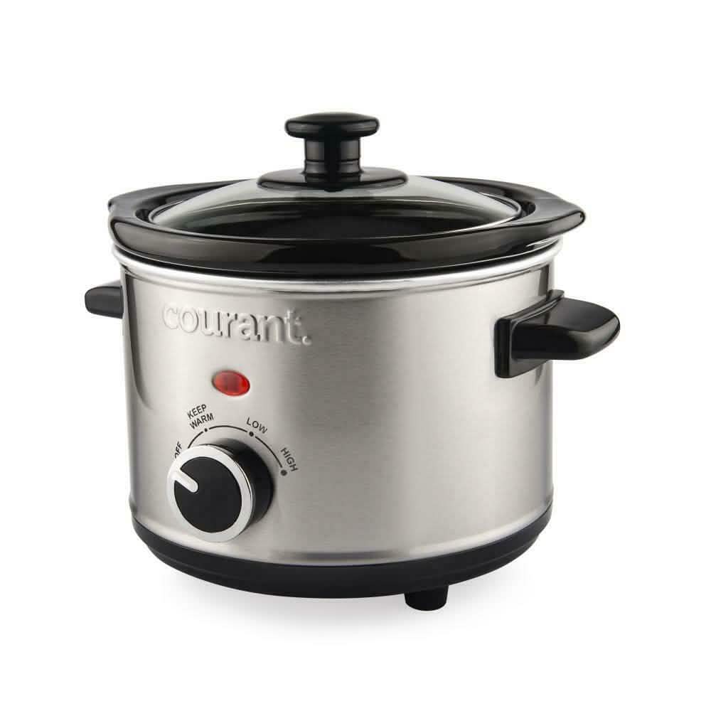 Courant 1.5 Quart Slow Cooker, Stainless Steel Kitchen & Dining - DailySale