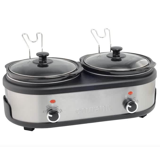 Courant 2.5 QT Double Slow Cooker - Stainless Steel Kitchen & Dining - DailySale