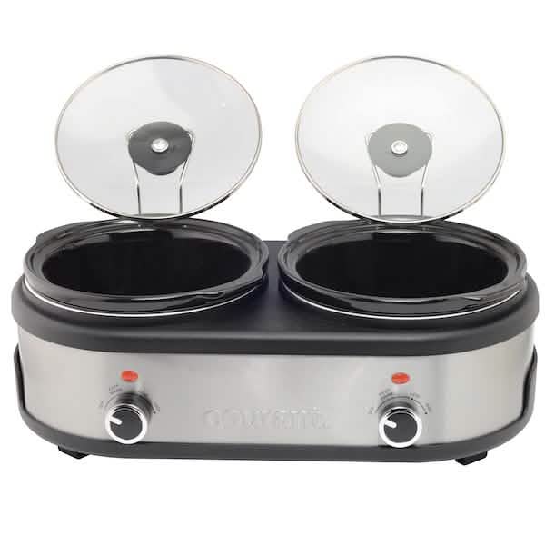 Courant 2.5 QT Double Slow Cooker - Stainless Steel Kitchen & Dining - DailySale
