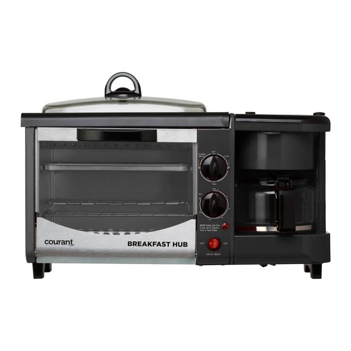 Courant 3-IN-1 Multifunction Breakfast Hub Kitchen Essentials Black - DailySale