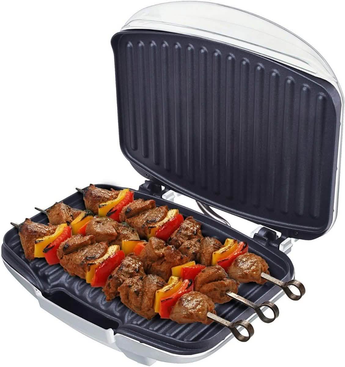 Courant CCG-5681 Grill Champ Contact Grill 4 Servings (White) Kitchen Essentials - DailySale